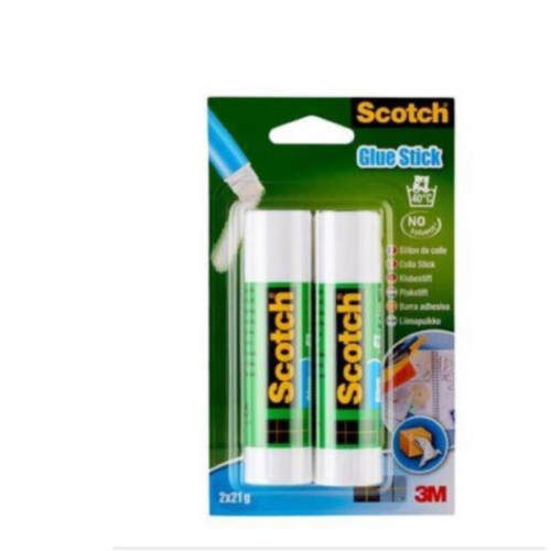 3M SCOTCH COLLA IN STICK DA 21GR BIANCO CONF 2 Pz.